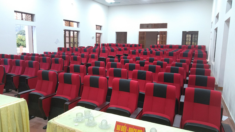 Thi công ghế hội trường hơn 150 chỗ tại Hải Dương